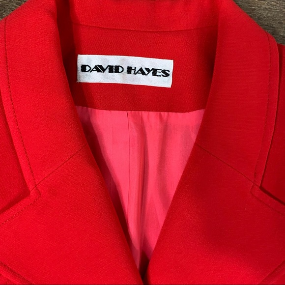 Vintage David Hayes 100% Wool Coat - Picture 7 of 9